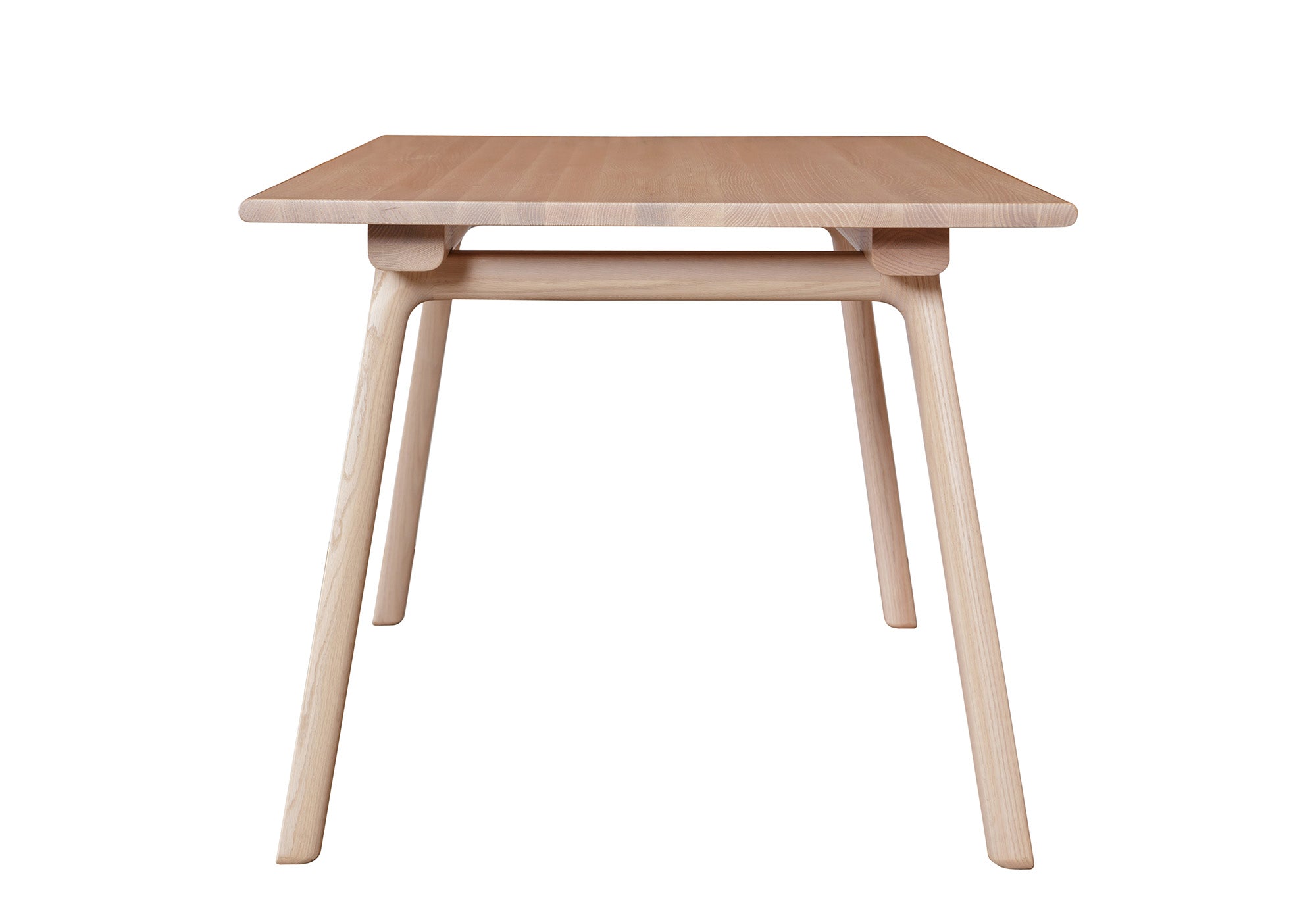 Close-up view of the T&B table featuring smooth, rounded edges and precision craftsmanship
