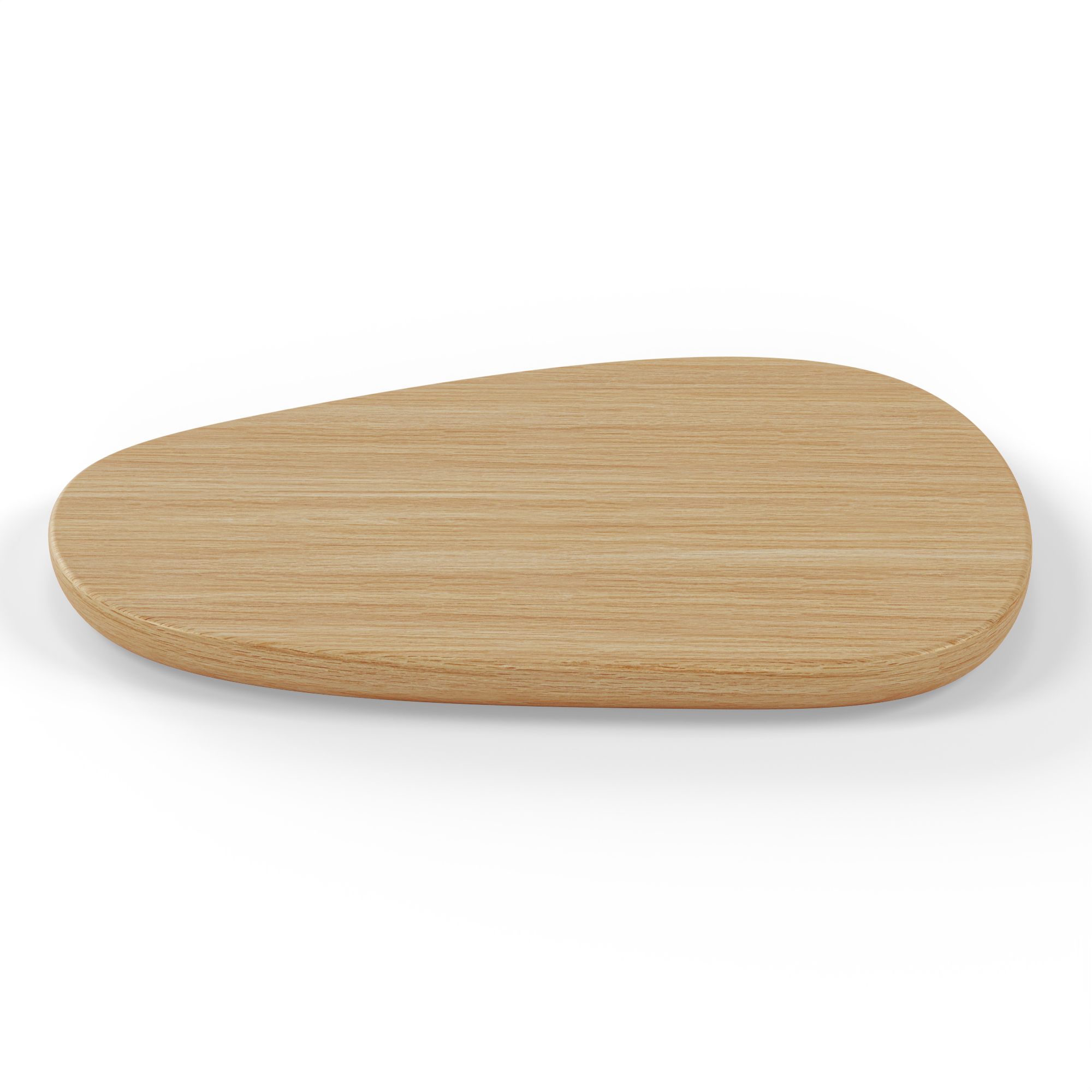 Pebble Large serving board in natural oak—a spacious and elegant wooden tray perfect for charcuterie, bread, and appetizers.