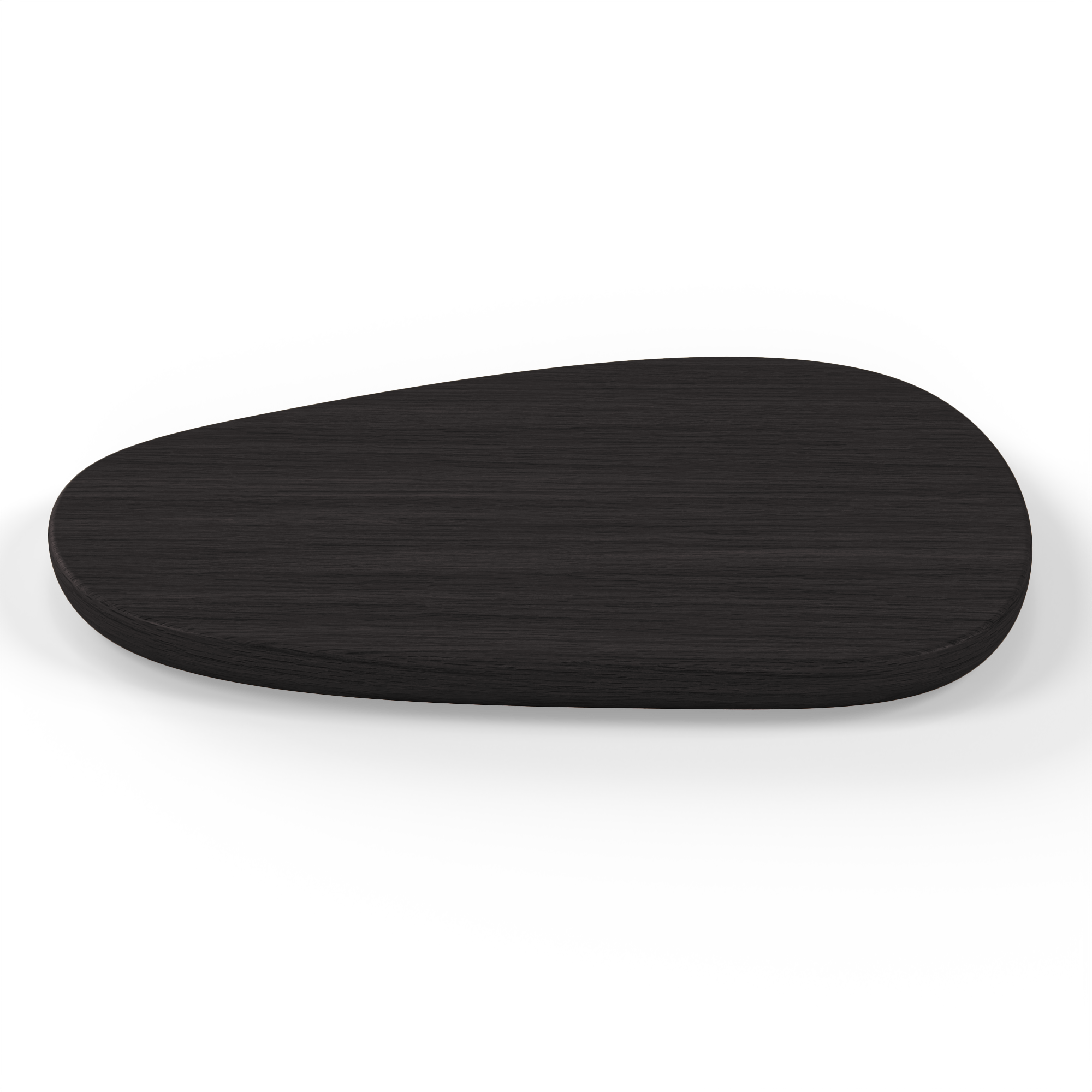 Pebble Large serving board in walnut dark finish—a spacious and elegant wooden tray perfect for charcuterie, bread, and appetizers.