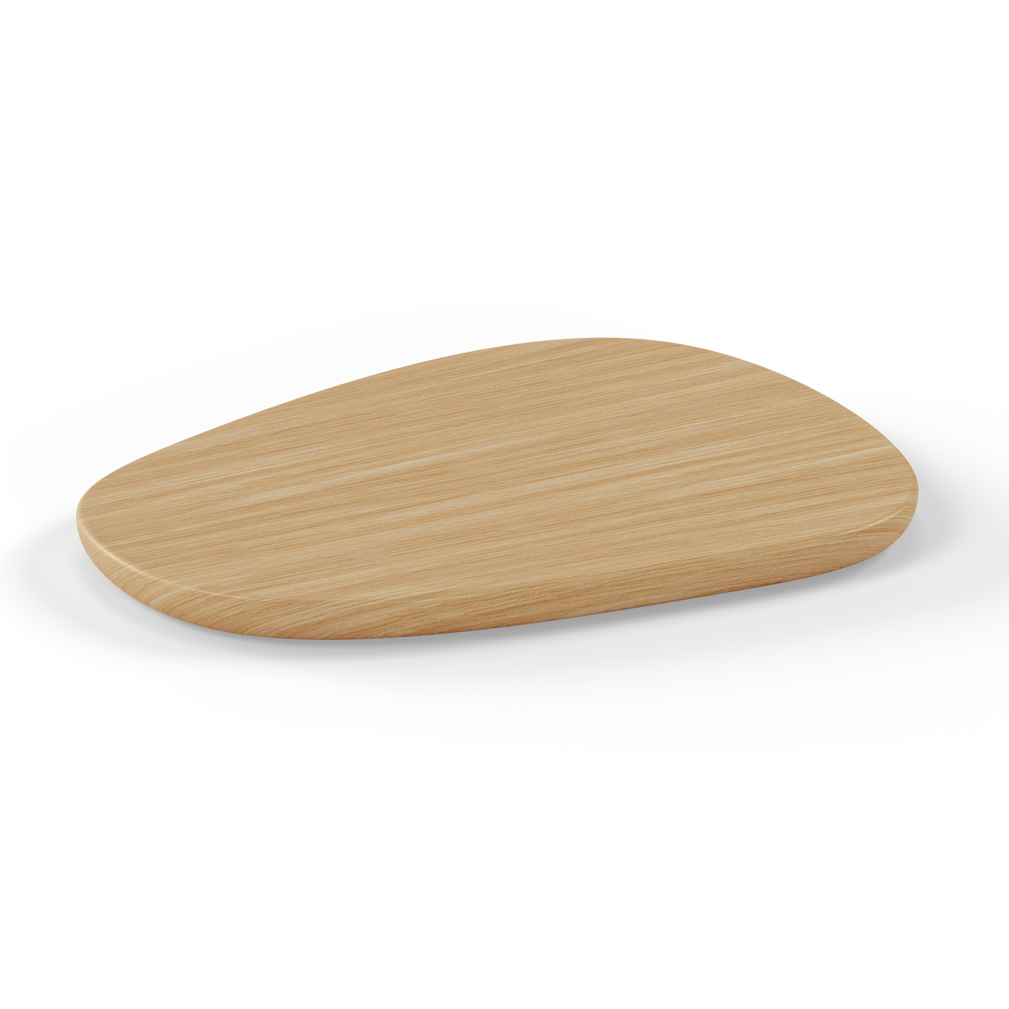 Pebble Large serving board in natural oak—a spacious and elegant wooden tray perfect for charcuterie, bread, and appetizers.