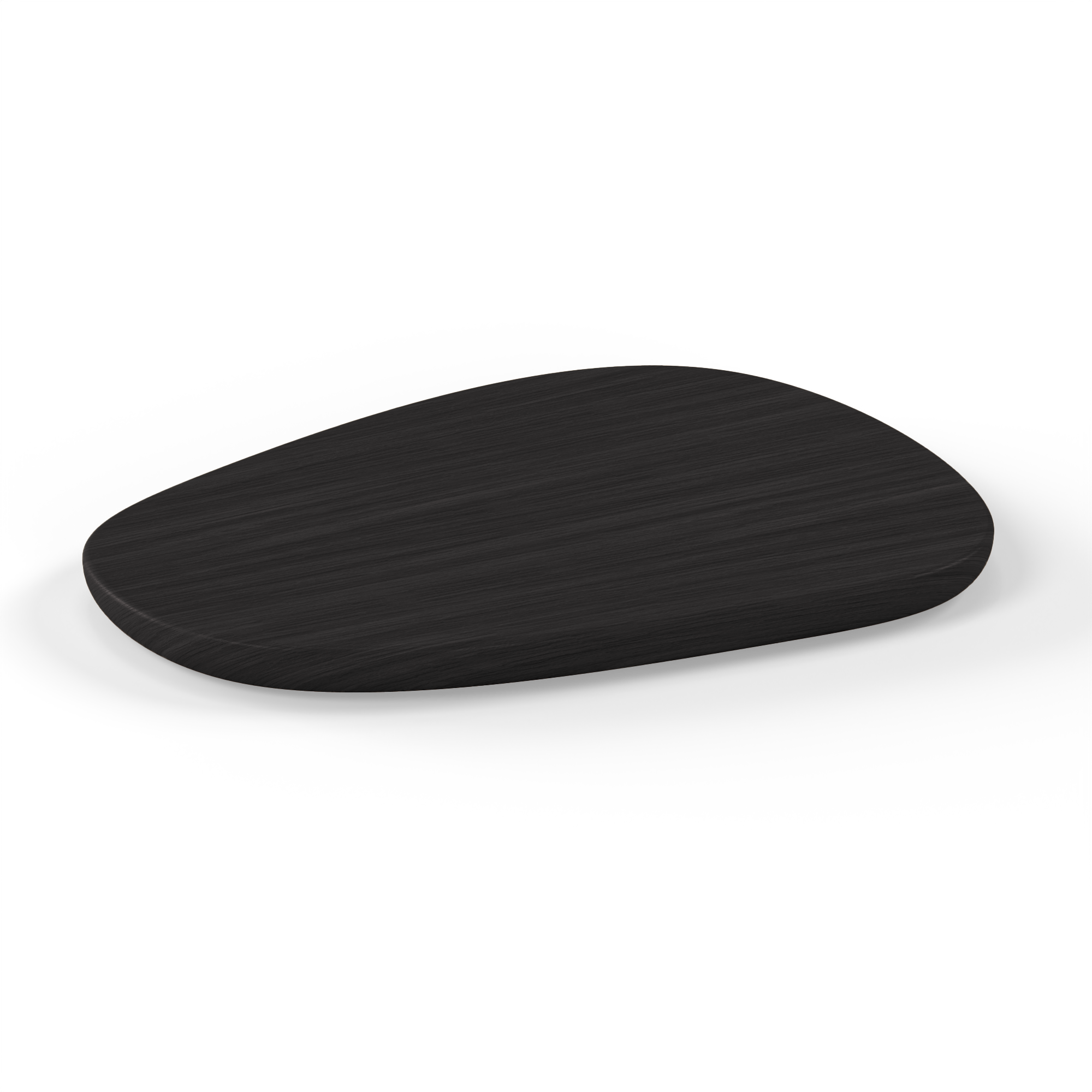 Pebble Large serving board in walnut dark finish—a spacious and elegant wooden tray perfect for charcuterie, bread, and appetizers.