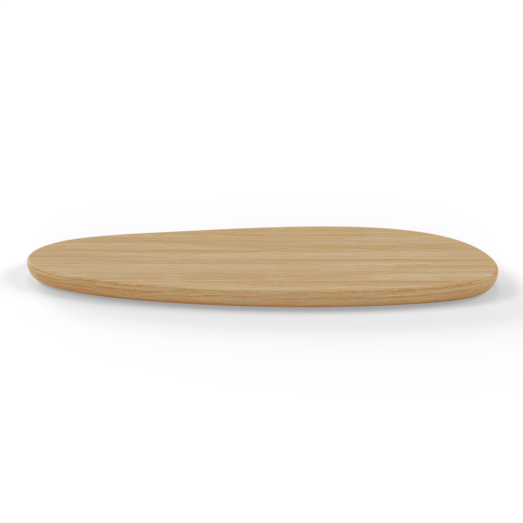 Pebble Long serving board in natural oak—a sleek and elongated tray for sushi, cheese boards, and modern food presentation.