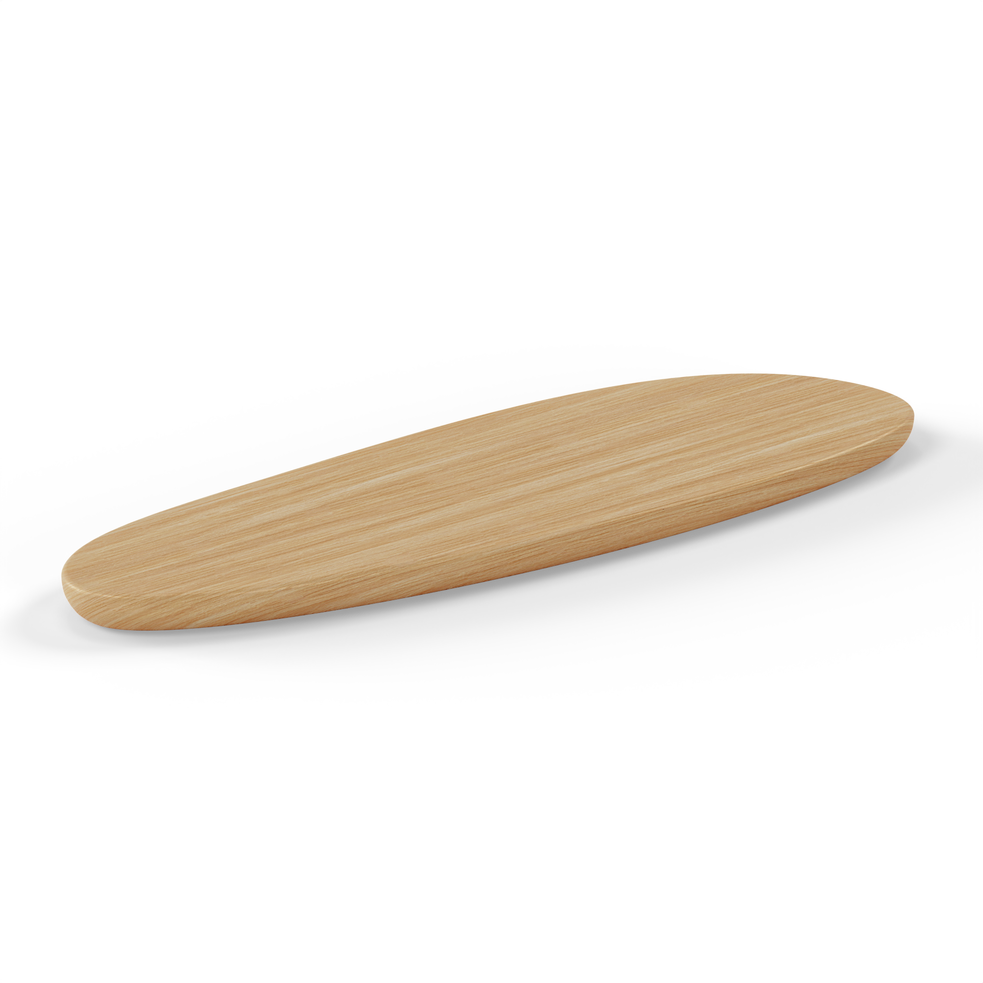 Pebble Long serving board in natural oak—a sleek and elongated tray for sushi, cheese boards, and modern food presentation.