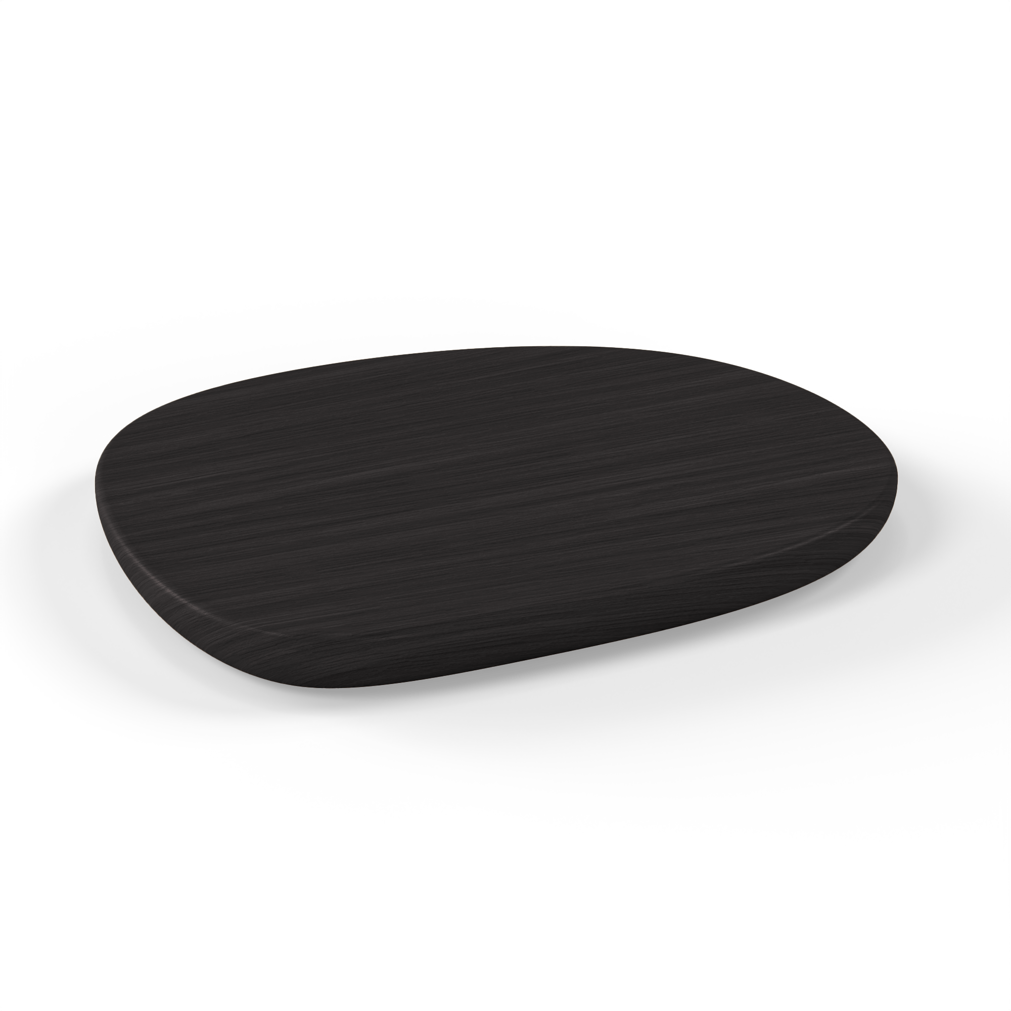 Pebble Medium serving board in walnut dark finish—a versatile and modern wooden tray for refined dining and entertaining.