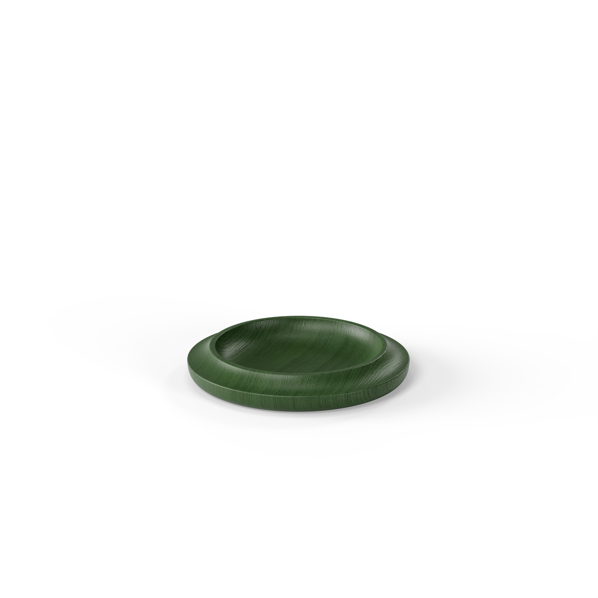 WAAN Table Bowl in deep green finish—a timeless accent piece with a rich, organic feel.