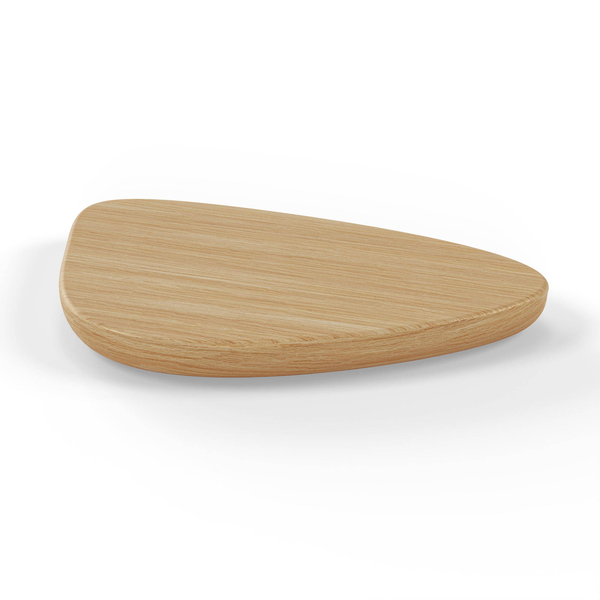 Pebble Small serving board in natural oak—compact and stylish wooden tray for appetizers, sushi, and elegant plating.