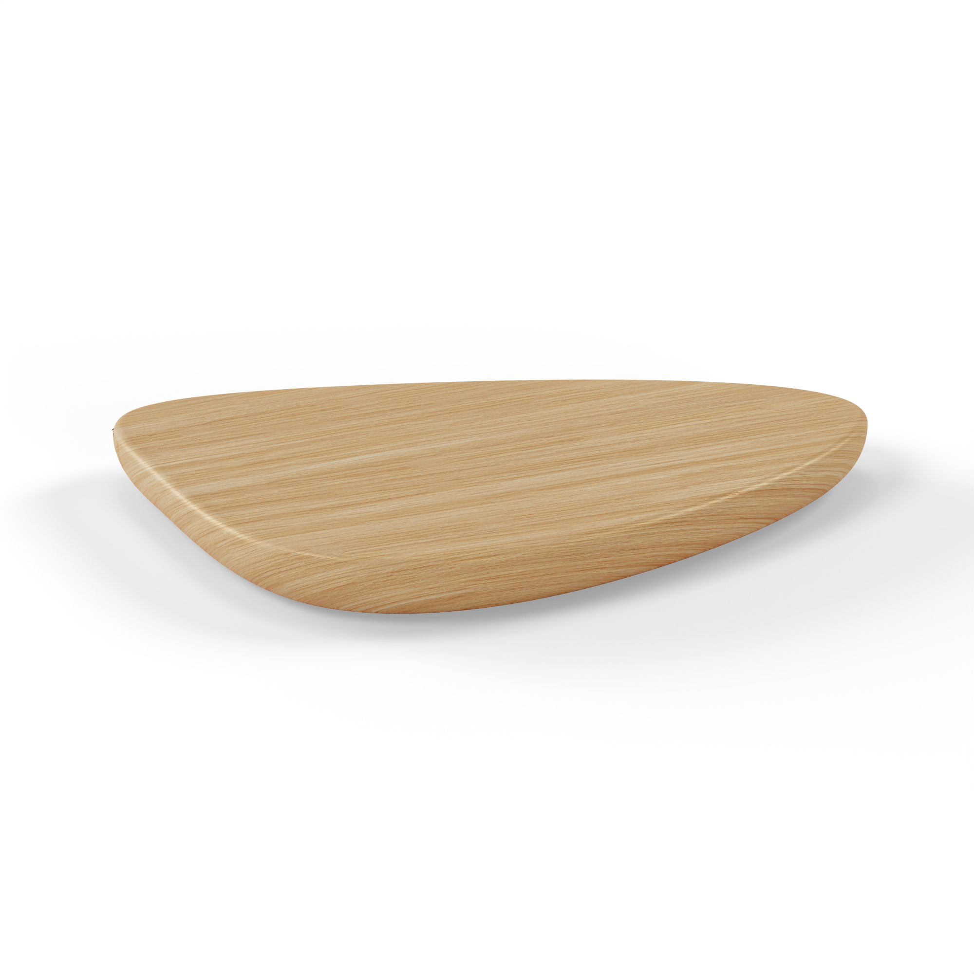 Pebble Small serving board in natural oak—compact and stylish wooden tray for appetizers, sushi, and elegant plating.