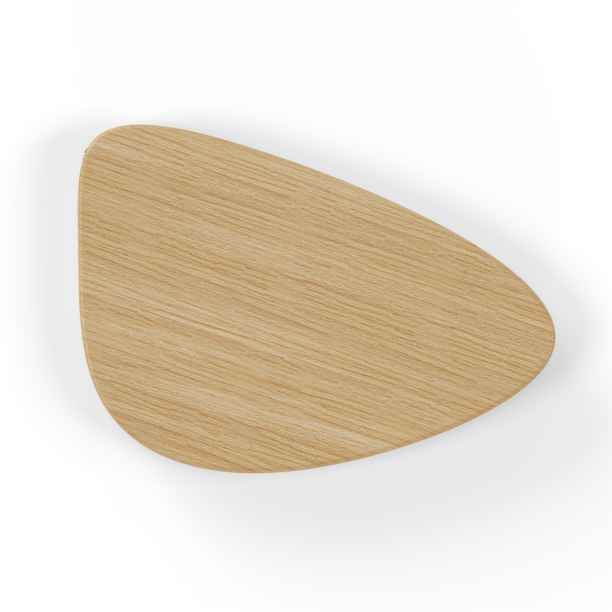 Pebble Small serving board in natural oak—compact and stylish wooden board for appetizers, sushi, and elegant plating.