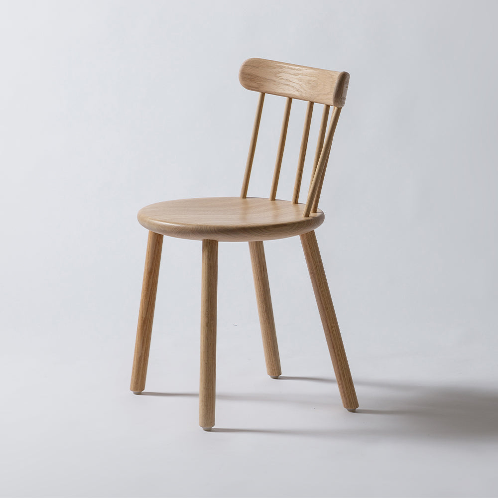 AI Collection handcrafted wooden chair designed with minimalist elegance