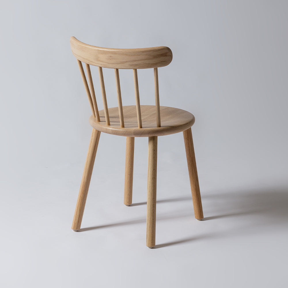 AI Collection handcrafted wooden chair designed with minimalist elegance