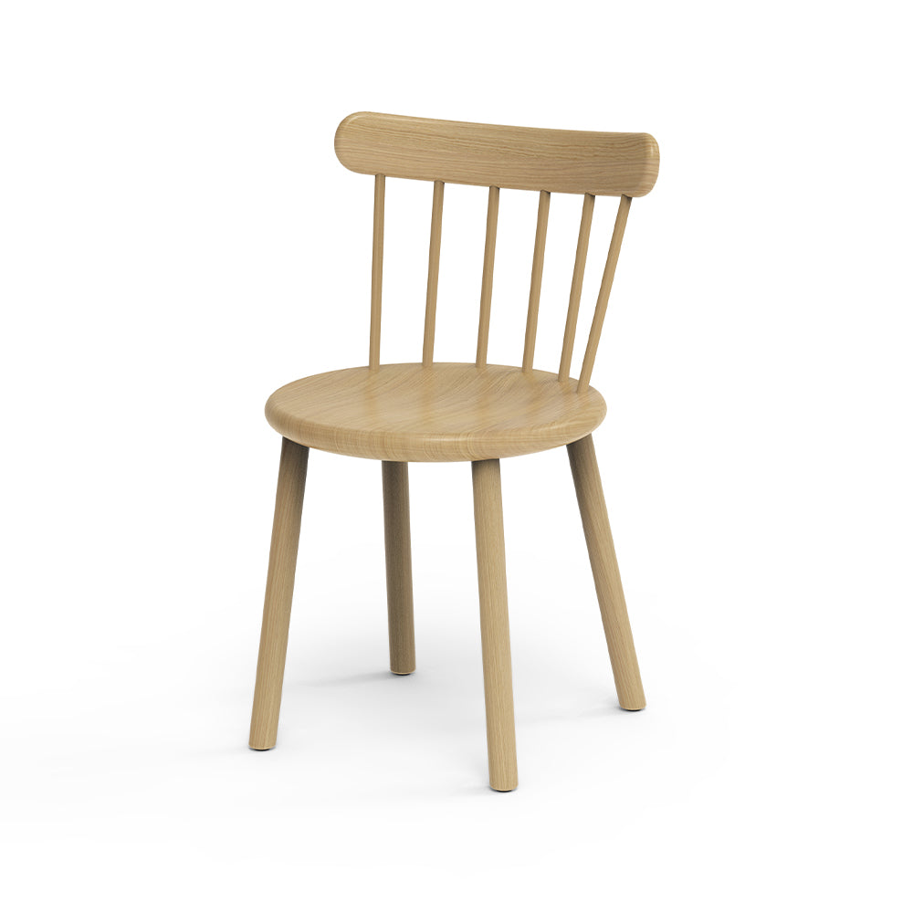 AI Collection handcrafted wooden chair designed with minimalist elegance