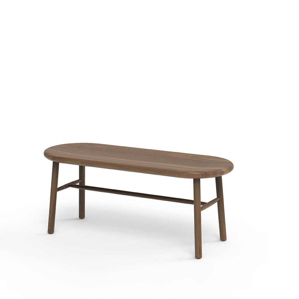 AI Collection wooden bench combining functionality and style