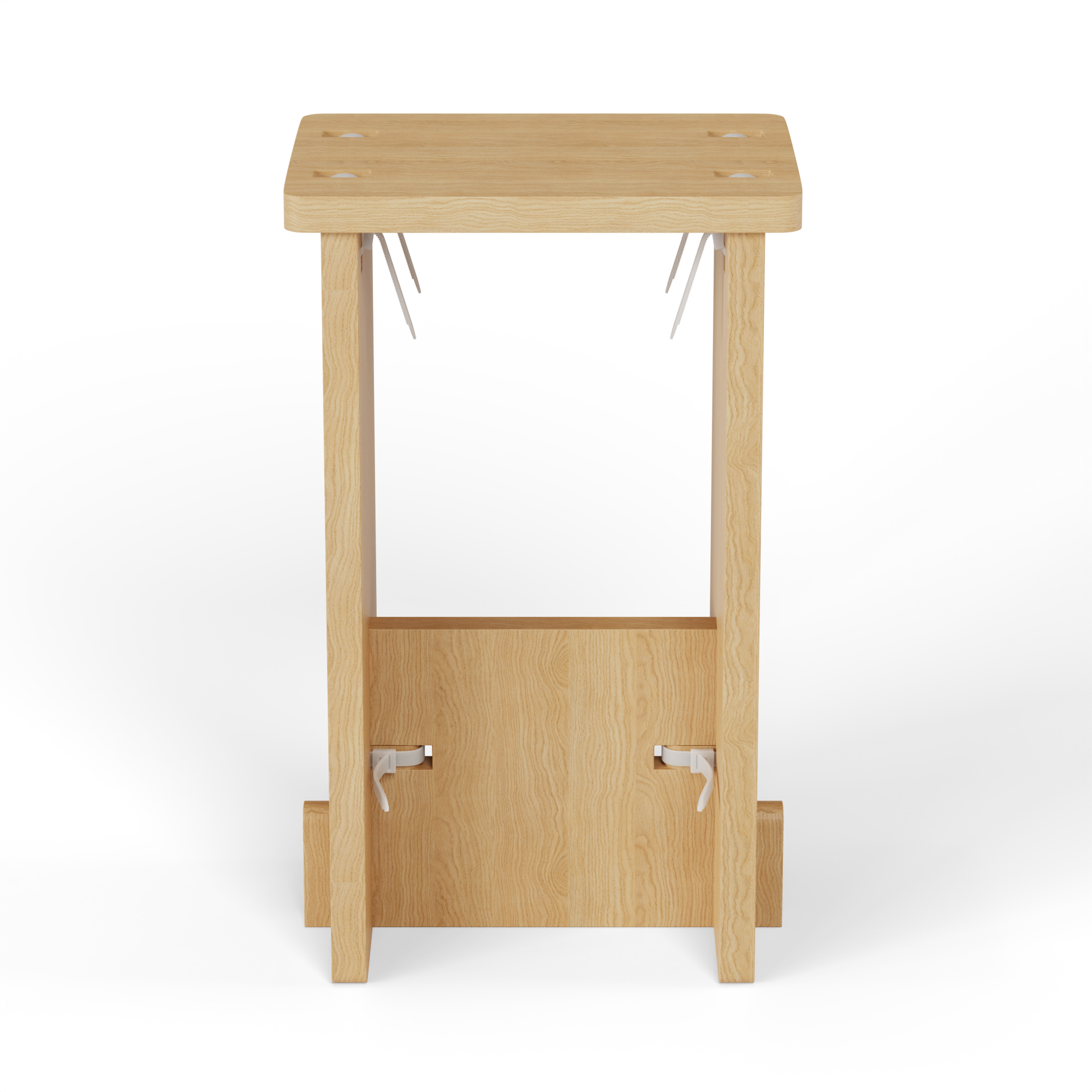 BO_ Stool by Simon Busse, available in 18-inch and 30-inch heights, showcasing innovative design and flat-pack assembly