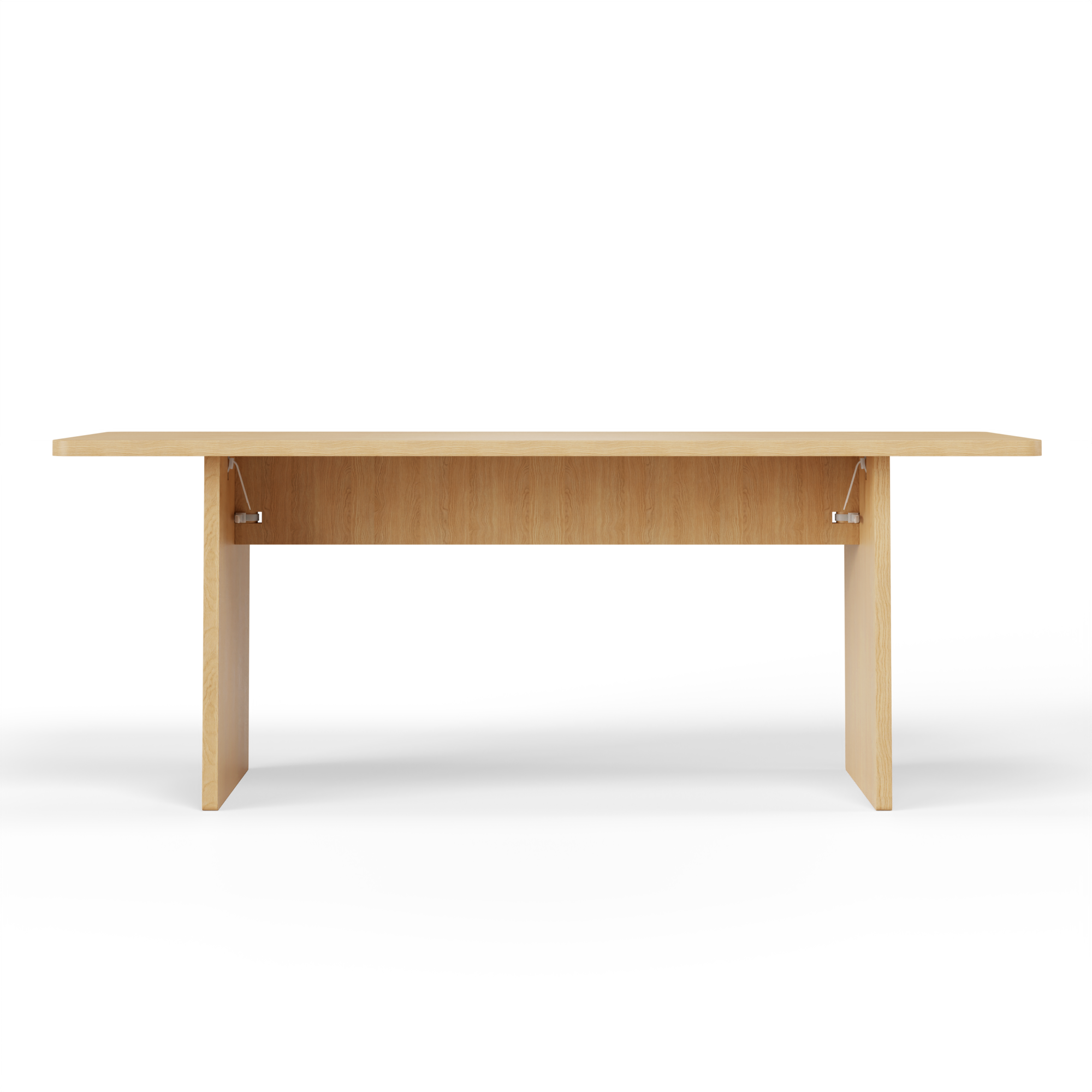 BO_ Table by Simon Busse, minimalist design, shipped as knock-down furniture for seamless assembly