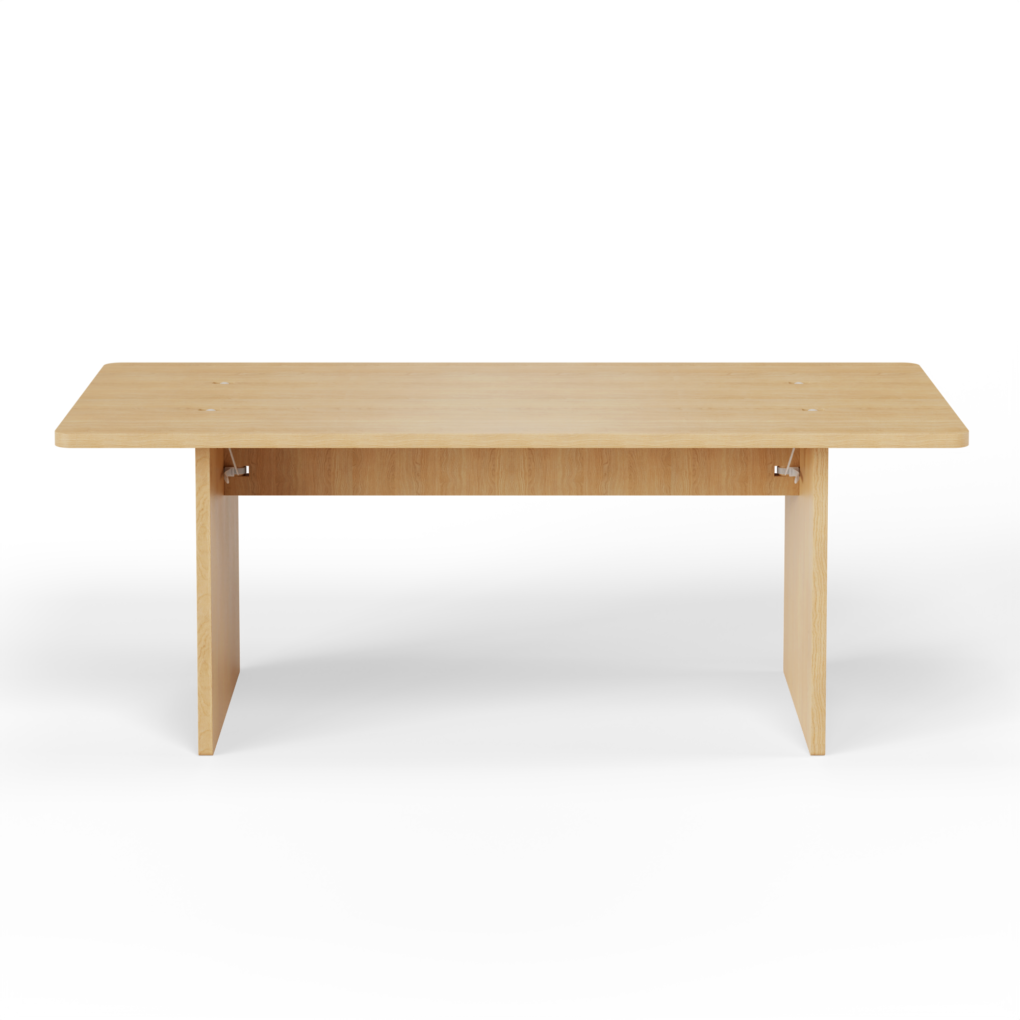 BO_ Table by Simon Busse, minimalist design, shipped as knock-down furniture for seamless assembly